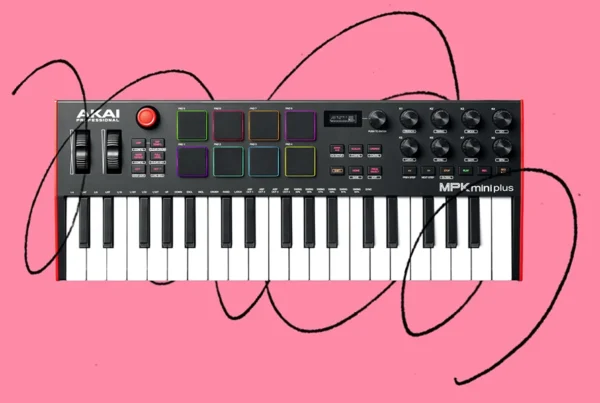 Illustration of MIDI technology and its components and connections